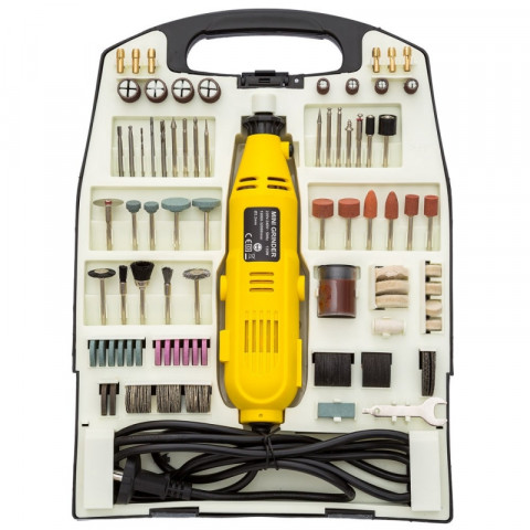 Coffret meuleuse perceuse 243 pièces avec étui de transport Helloshop26 3408023