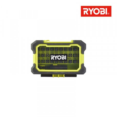 Coffret ryobi 31 accessoires de vissages spécial impact rak31msdi