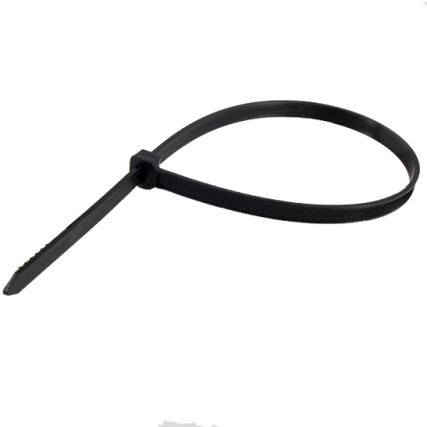 Sachet de 100 Colliers noir Nylon 4,8x250 - 59188