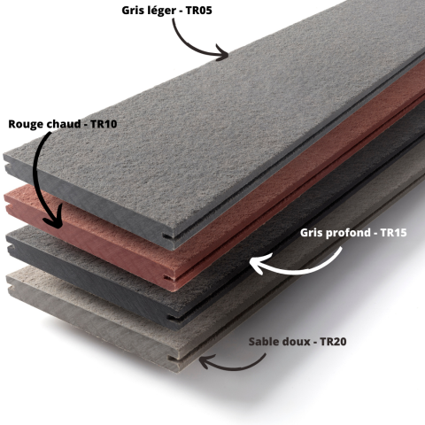 Lames de terrasse Cedral - 84.5 x 3150 x 20 (palette de 144 unités) - Coloris au choix