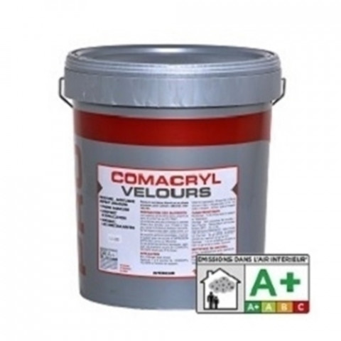Comacryl velours 15l - peinture de finition velours - comus