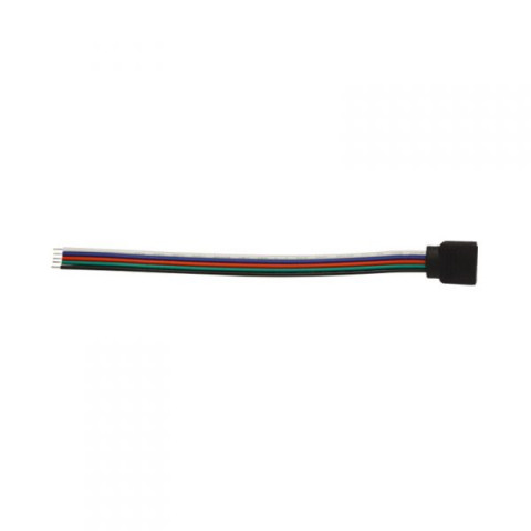 Connecteur départ bandeau led 12 volt rgb + blanc