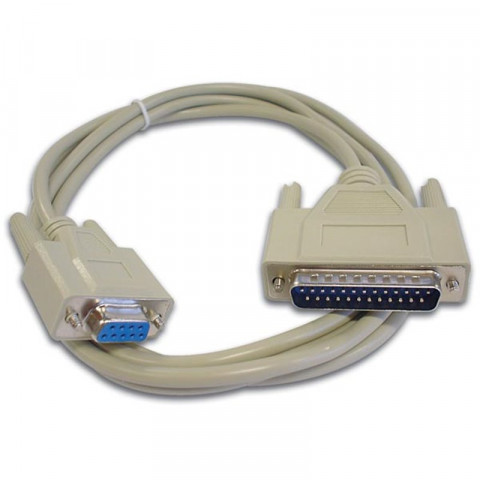 Cordon De Liaison Modem Subd9 Femelle - Subd25 Male / 2M
