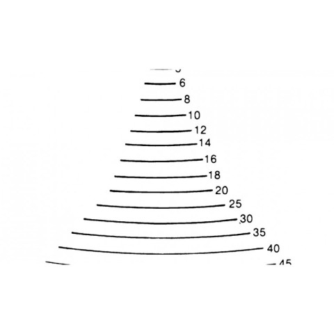 Couteau à sculpteur, forme 3 - 25 mm