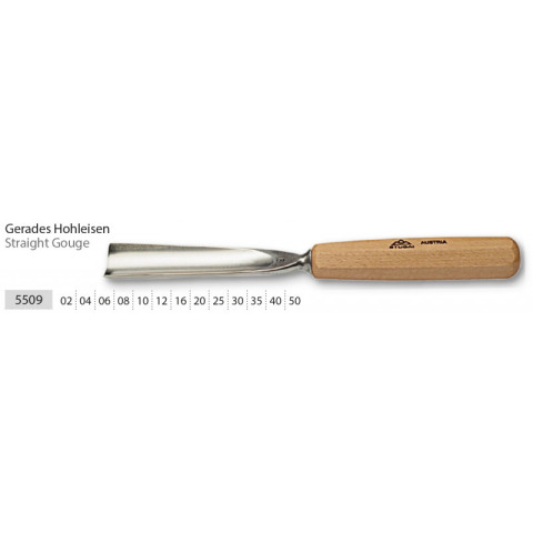 Couteau à sculpteur,long,poli,forme 9 - 8 mm