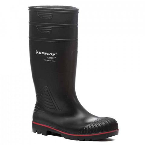 Botte de sécurité acifort safety s5 - 9acsa - Noir - Taille au choix