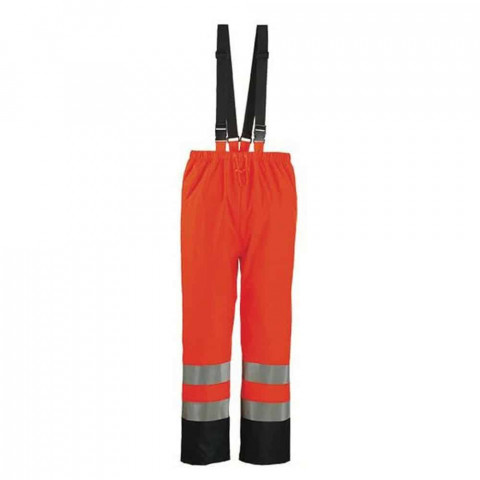Pantalon hv pu harbor classe 2 - mo70325 - Bleu-marine-Orange - Taille au choix