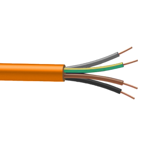 Cable cr1-c1 anti-feu 4g2.5mm² à la coupe (minimum 10m)