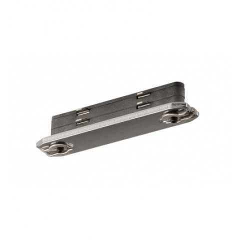 D-track, connecteur long, gris argent