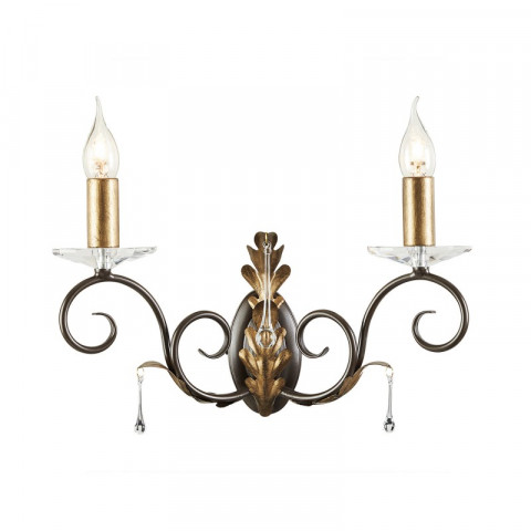 Applique amarilli, bronze / or, 2 ampoules