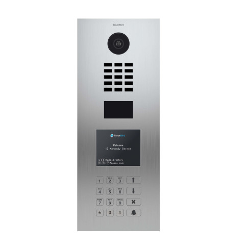 Portier vidéo ip multi-locataires - doorbird d21dkv inox