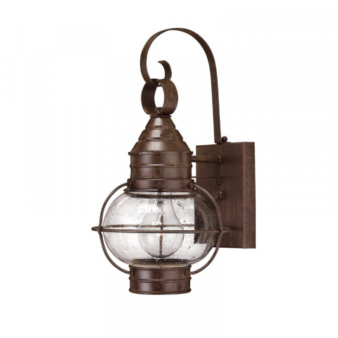Applique cape cod, bronze et verre, petite