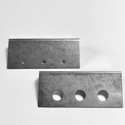 Sachet de 100 Clips DURACOLOR® DURALAP inox fixation par vis - DACCLIPV