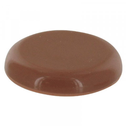 Daisif - lot de 8 patins glisseurs adhésifs marron rond - diamètre 70mm