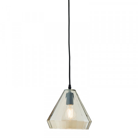 Suspension gibson, verre cognac, 22 cm