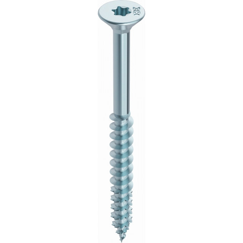 Boite 100 Vis HECO Fix-Plus filetage partiel - Zingué argent tête fraisée Torx - Ø6x240 - 17210
