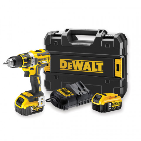 Perceuse visseuse xr sans fil 14.4v livrée avec 2 batteries 5ah li-ion en coffret dewalt dcd732p2