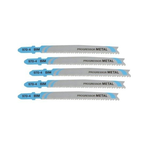 Lame de scie sauteuse denture métal, tubes profilés, alu profondeur de coupe <10 mm Attache en T - Lot de 5 pièces - DEWALT - DT2058-QZ