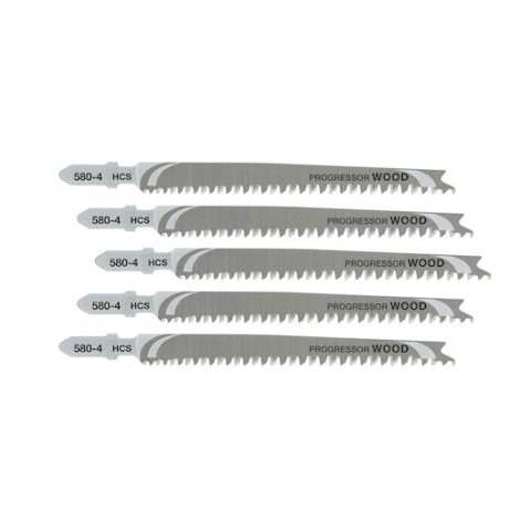 Lame de scie sauteuse denture Progressor bois, Agglo, Md profondeur de coupe <65 mm attache en T - Lot de 5 pièces - DEWALT - DT2057-QZ