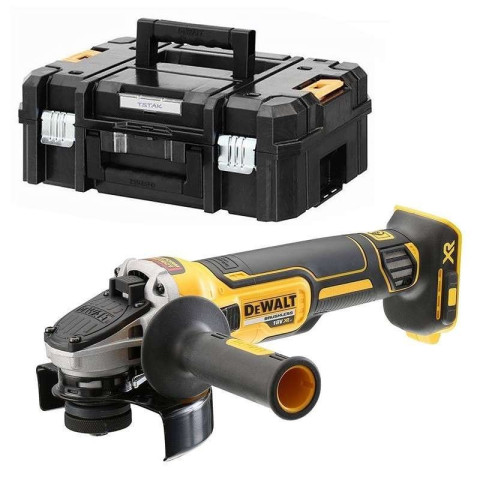 Meuleuse XR 18V brushless 125 mm - sans batterie ni chargeur - coffret TSTAK - DEWALT - DCG405N-XJ