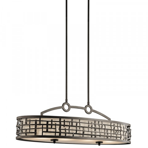 Suspension loom, bronze antique, ovale