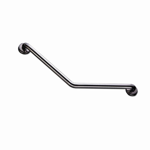 Barre d'appui coudée inox 135°400x400 mm AKW - 01263-LS