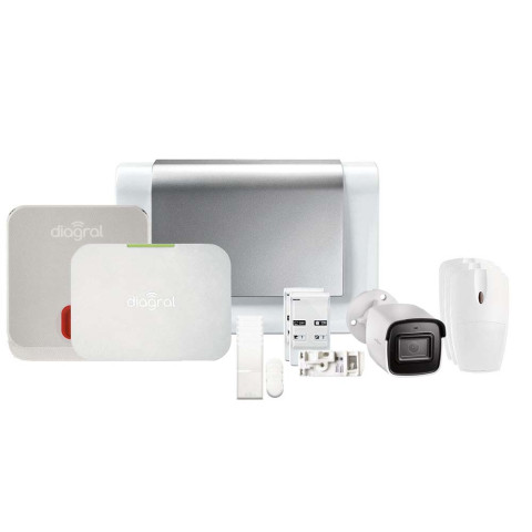 Pack alarme connectée compatible animaux diag17csf-kit4-gsm-cam