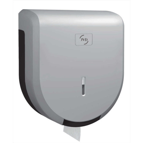 Distributeur de papier hygiénique cleanline jumbo 200 gris métallisé - jvd 899734 - equipement sanitaire - jvd