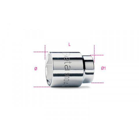 Douille 6 pans 3/8 910a/22 beta 009100022