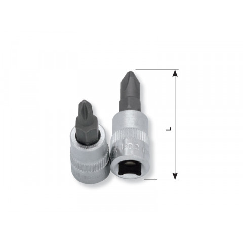 Douille-embout 1/4" phillips no. 1 kraftwerk 103001