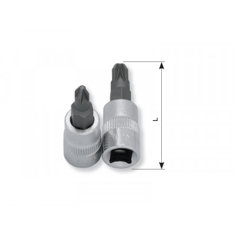 Douille-embout 1/4" Pozidriv No. 2 KRAFTWERK 104002