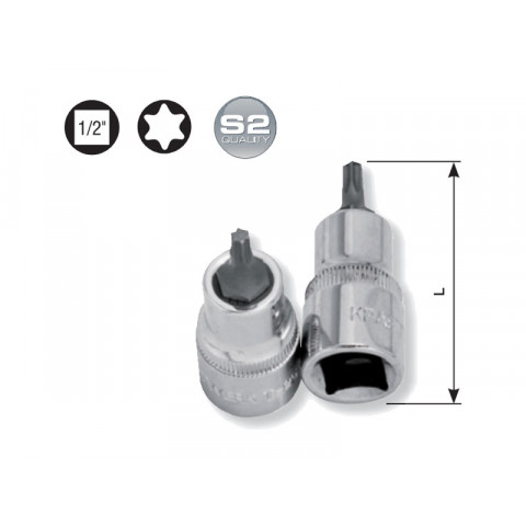 Douille-embout l=56mm 1/2" kraftwerk 325060