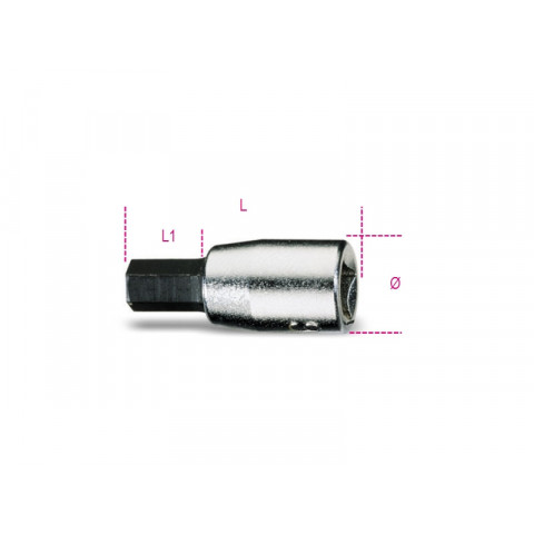 Douille tournevis pour vis 6 pans creux 900me6 beta 009000506