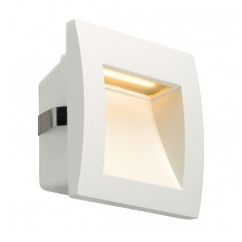 Downunder out led s, encastré mural blanc, led 0,96w 3000k, 40lm, irc8