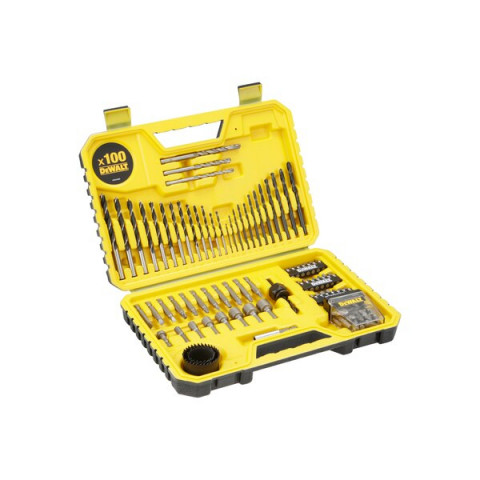 Coffret perçage vissage dewalt haute performance - 100 pièces - dt71563-qz