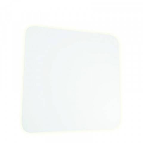 Applique carrée led 4w gypsum, en plâtre