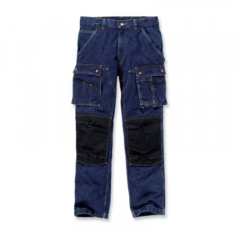 Jeans de travail renforcé multi-poches avec emplacement genouillères bleu W36/L34 CARHARTT S1EB229480W36L34