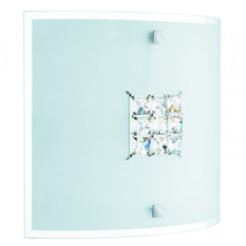 Applique quadrex, en cristal et verre