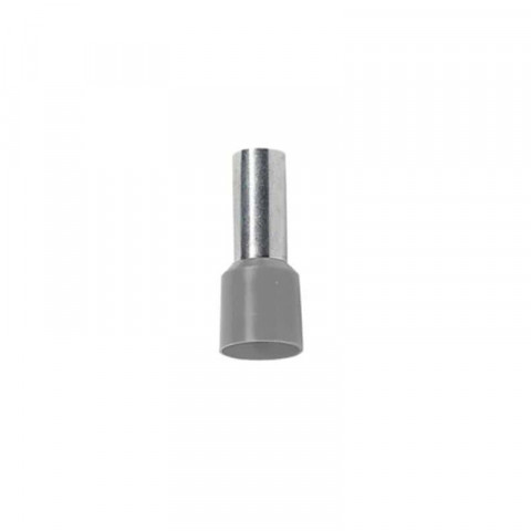 Embout de câblage simple 2.5mm2 gris bizline x100