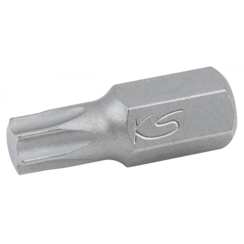 Embout de vissage ks torx percé 40 - entrainement 10 mm, longueur 30 mm