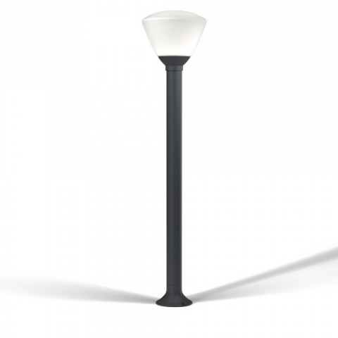 Endura style boule lanterne borne extérieure 7 watt 92 cm gris