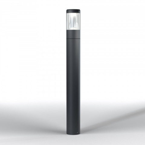 Endura style lanterne borne extérieure endura style 12 watt 90cm gris