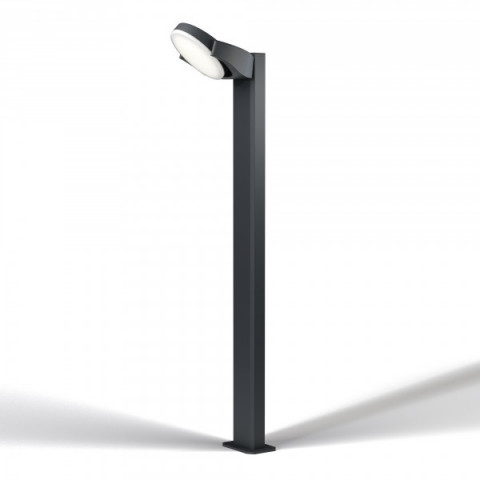 Endura style spot ovale borne extérieure 8 watt 90cm gris