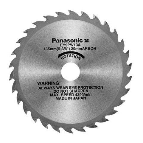 Lame bois pour scie circulaire 135 mm / 30 dents - EY9PW13A