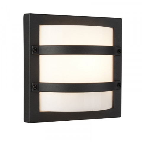 Applique led outdoor, en fonte d'aluminium anthracite et polycarbonate