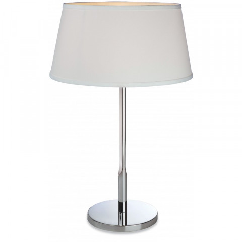 Lampe transition, acier inoxydable, avec abat-jour