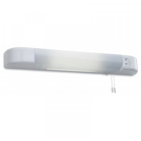 Applique shaver lights avec prise rasoir, blanc et acrylique