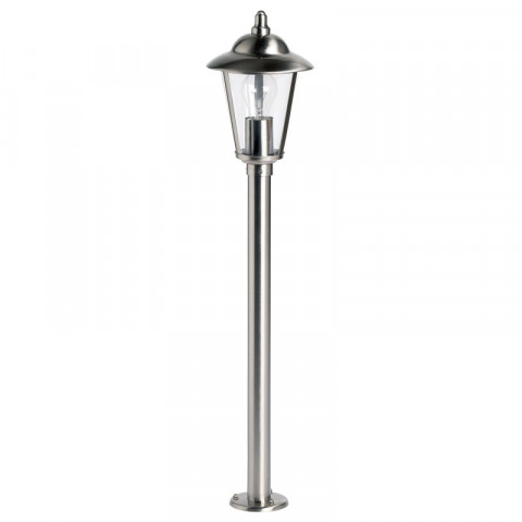 Lampadaire klien, acier inoxydable et plastique