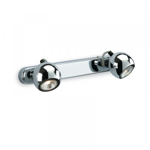 Barre 2 ampoules magnetic, chrome