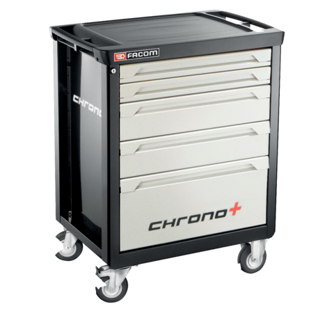 Servante chrono+ 5 tiroirs - 3 modules/tiroirs chrono.5m3pb